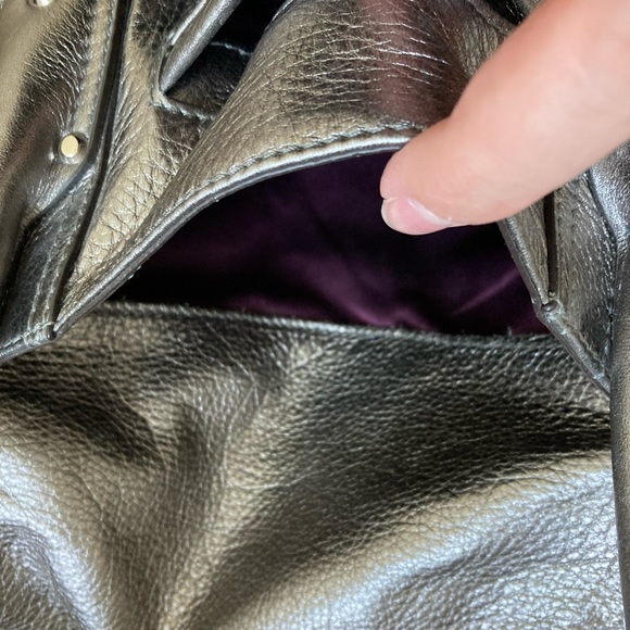 B. Makowsky Leather Handbag - Picture 9 of 16